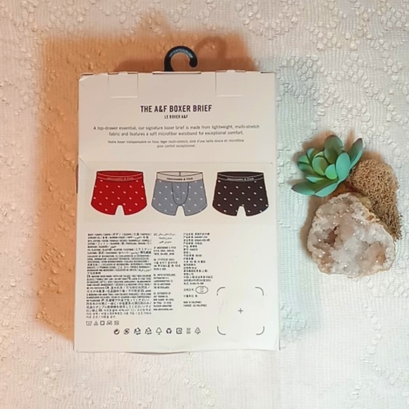 Abercrombie & Fitch Men's Boxer Brief 3 Pack Moose - Picture 4 of 7